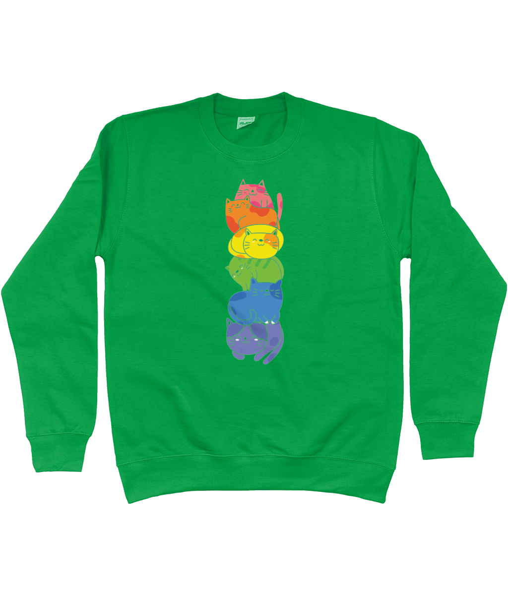 Kids Sweatshirt 'Rainbow cats'