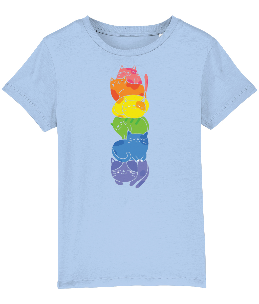 Kids Tshirt 'Rainbow cats'