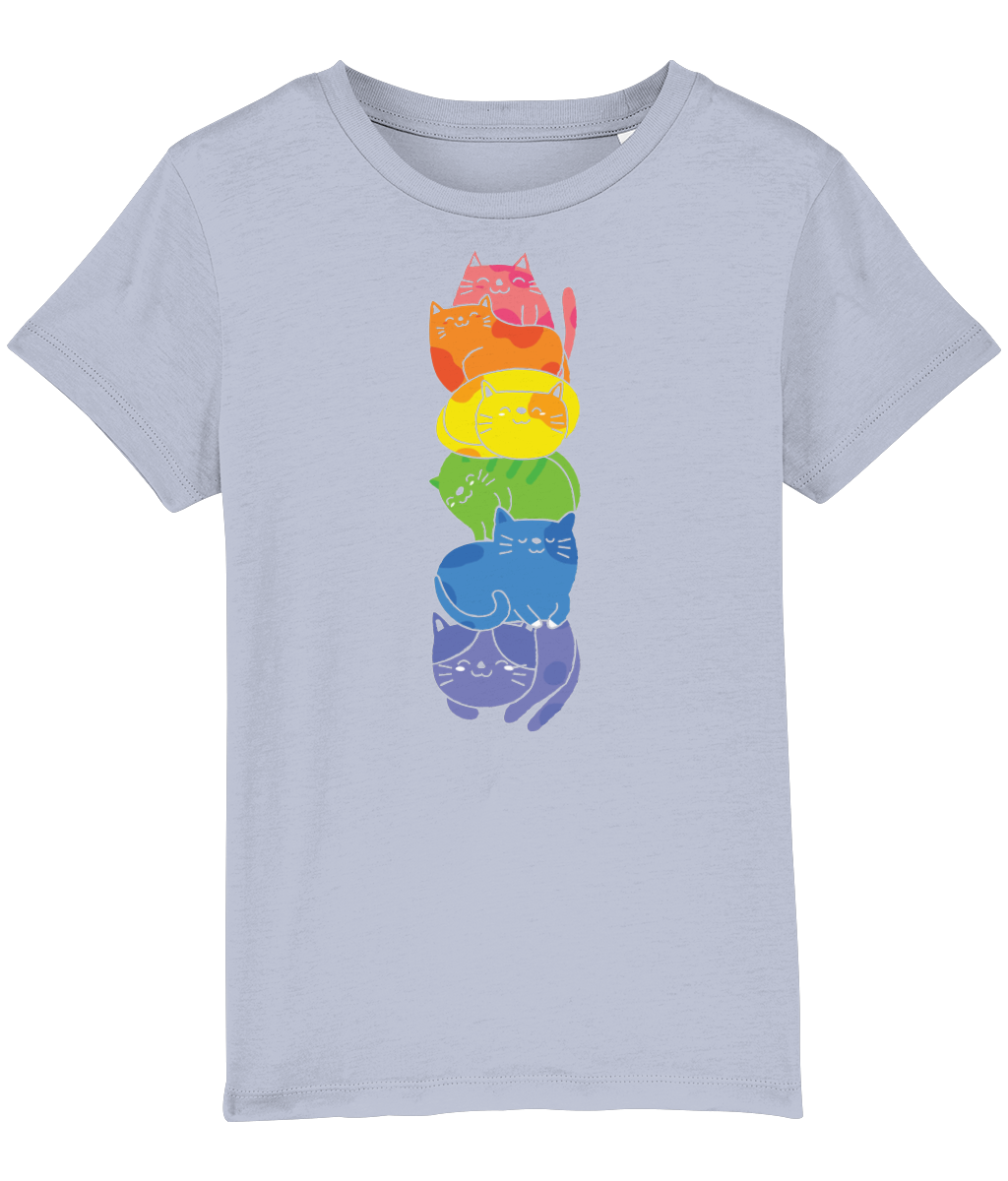 Kids Tshirt 'Rainbow cats'