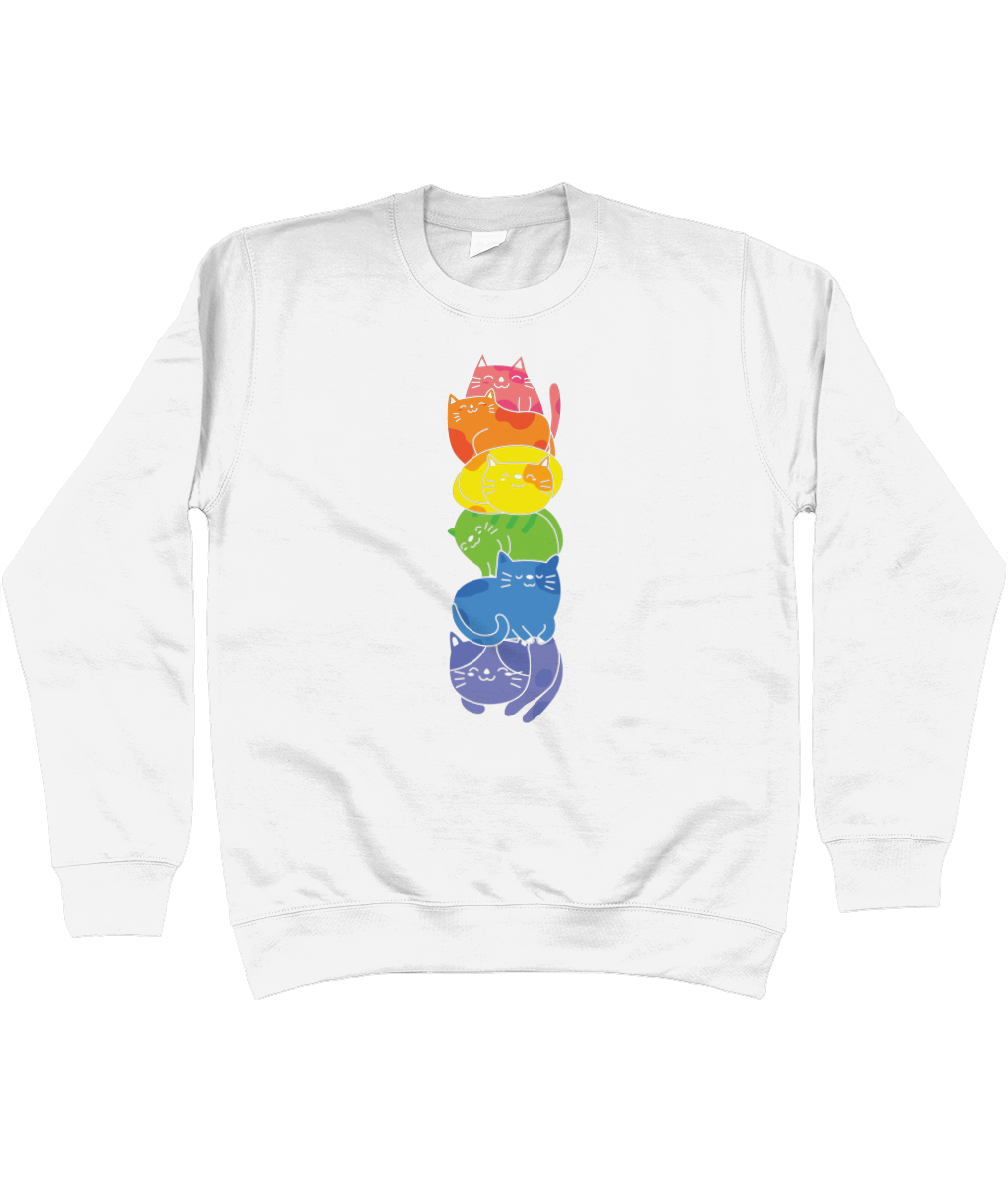 Kids Sweatshirt 'Rainbow cats'