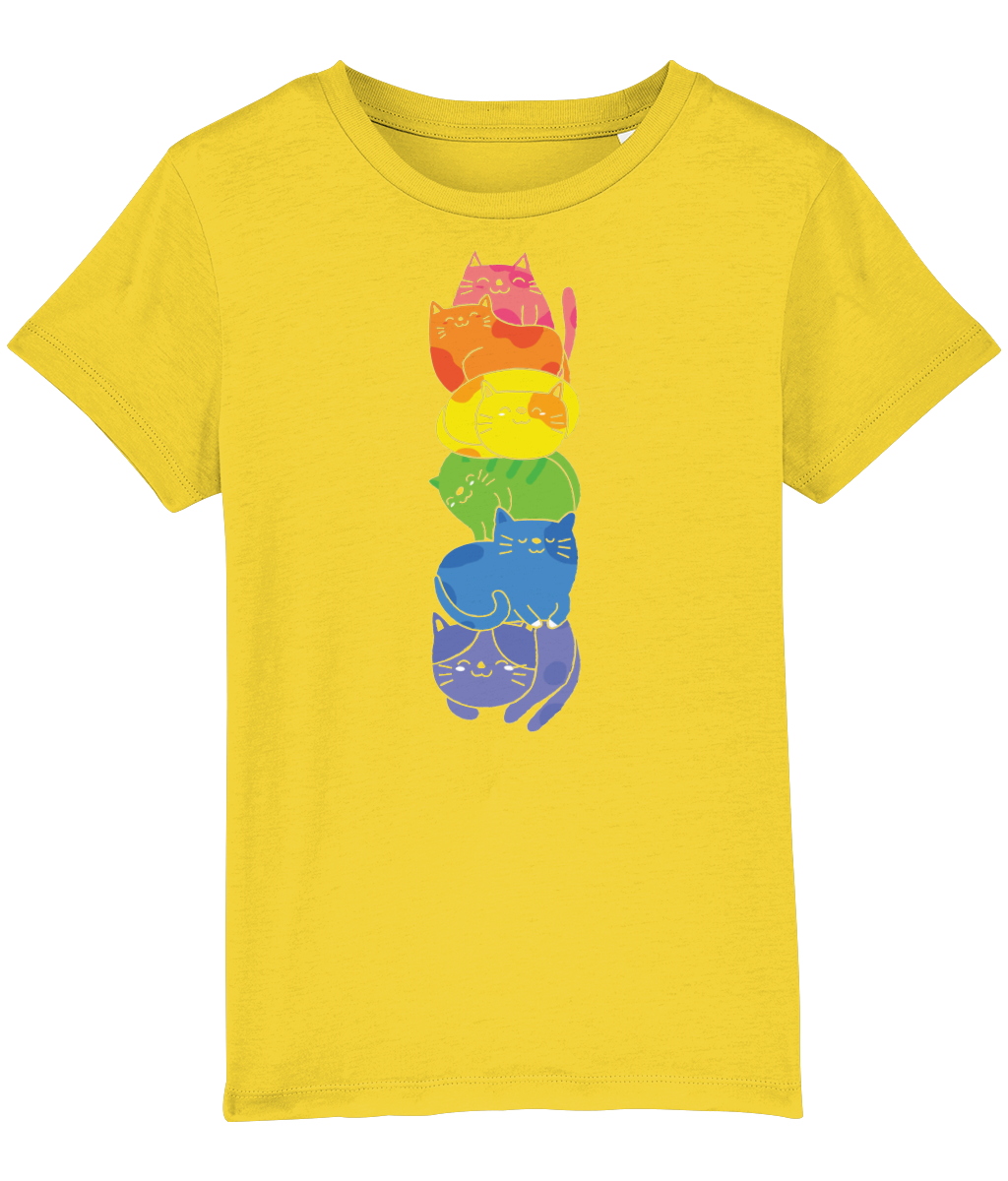 Kids Tshirt 'Rainbow cats'
