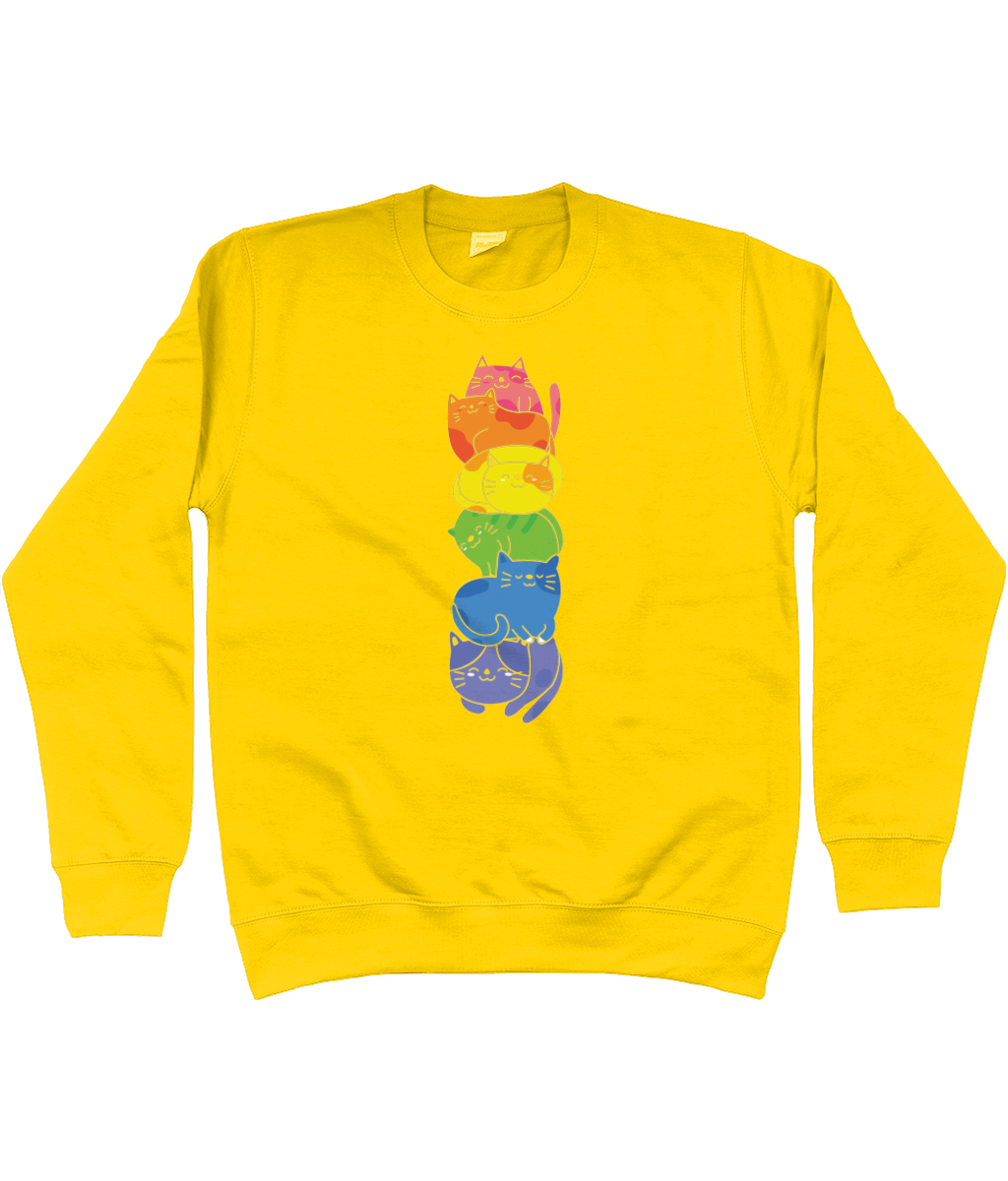 Kids Sweatshirt 'Rainbow cats'