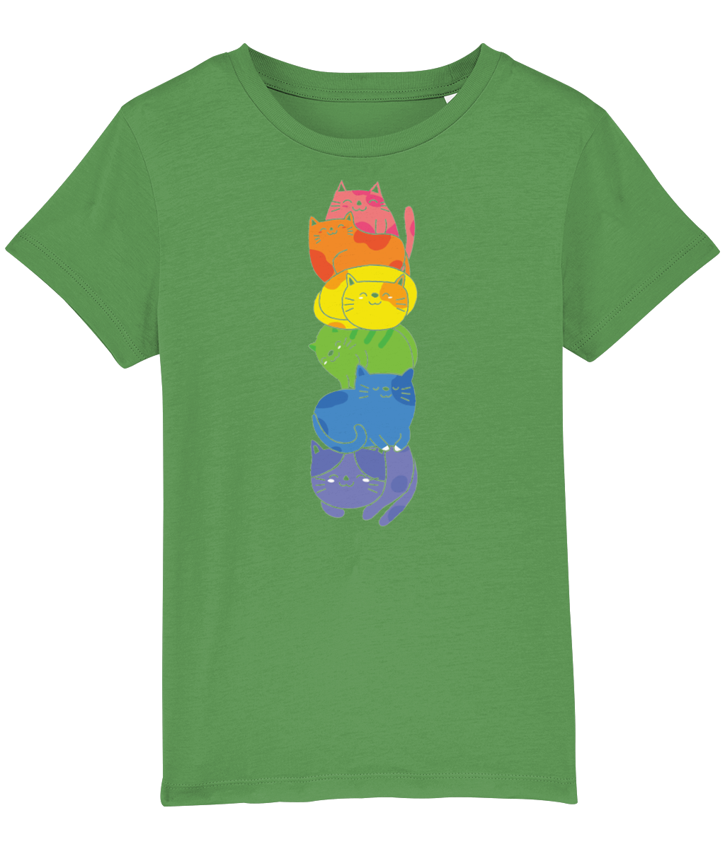 Kids Tshirt 'Rainbow cats'
