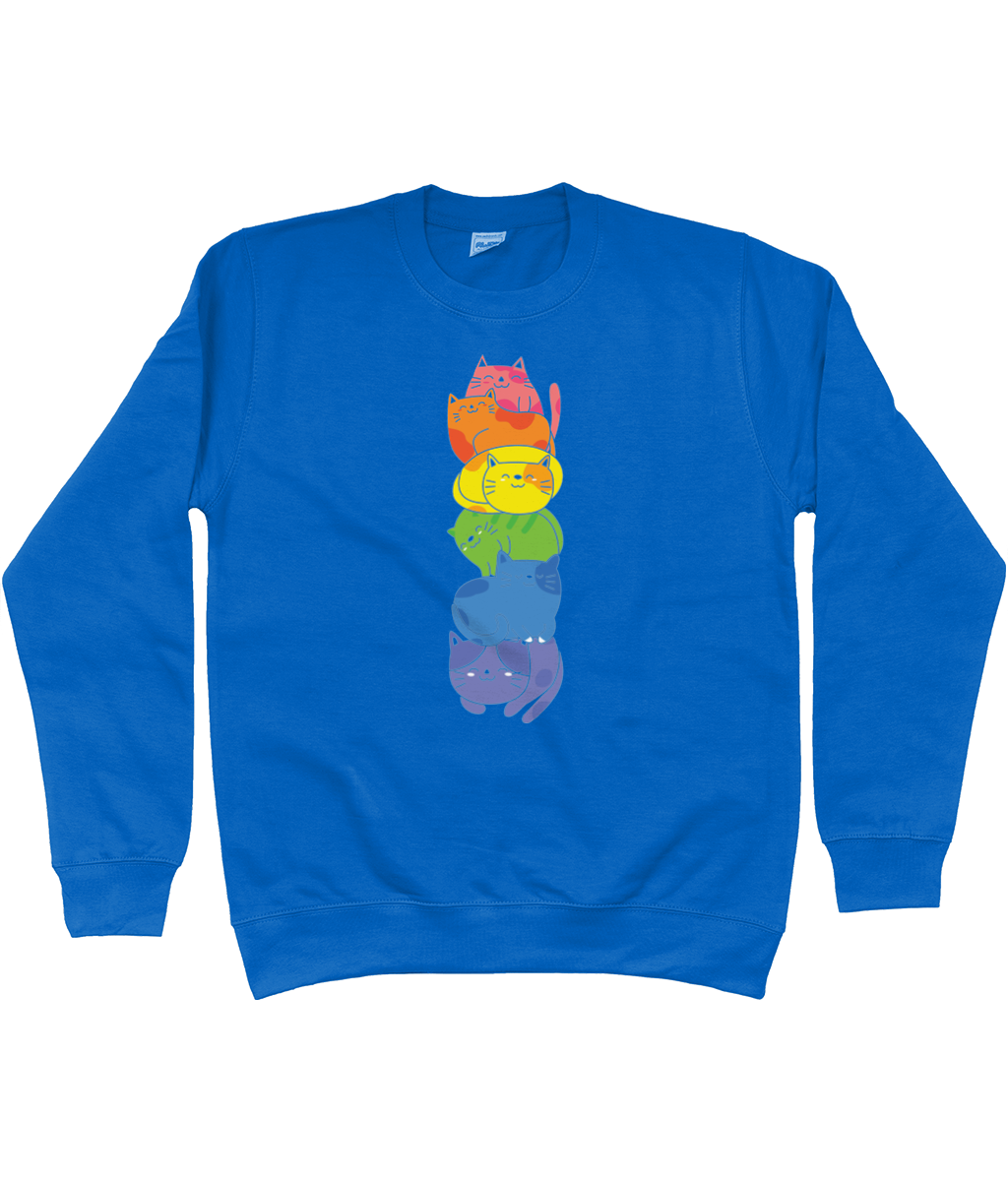 Kids Sweatshirt 'Rainbow cats'