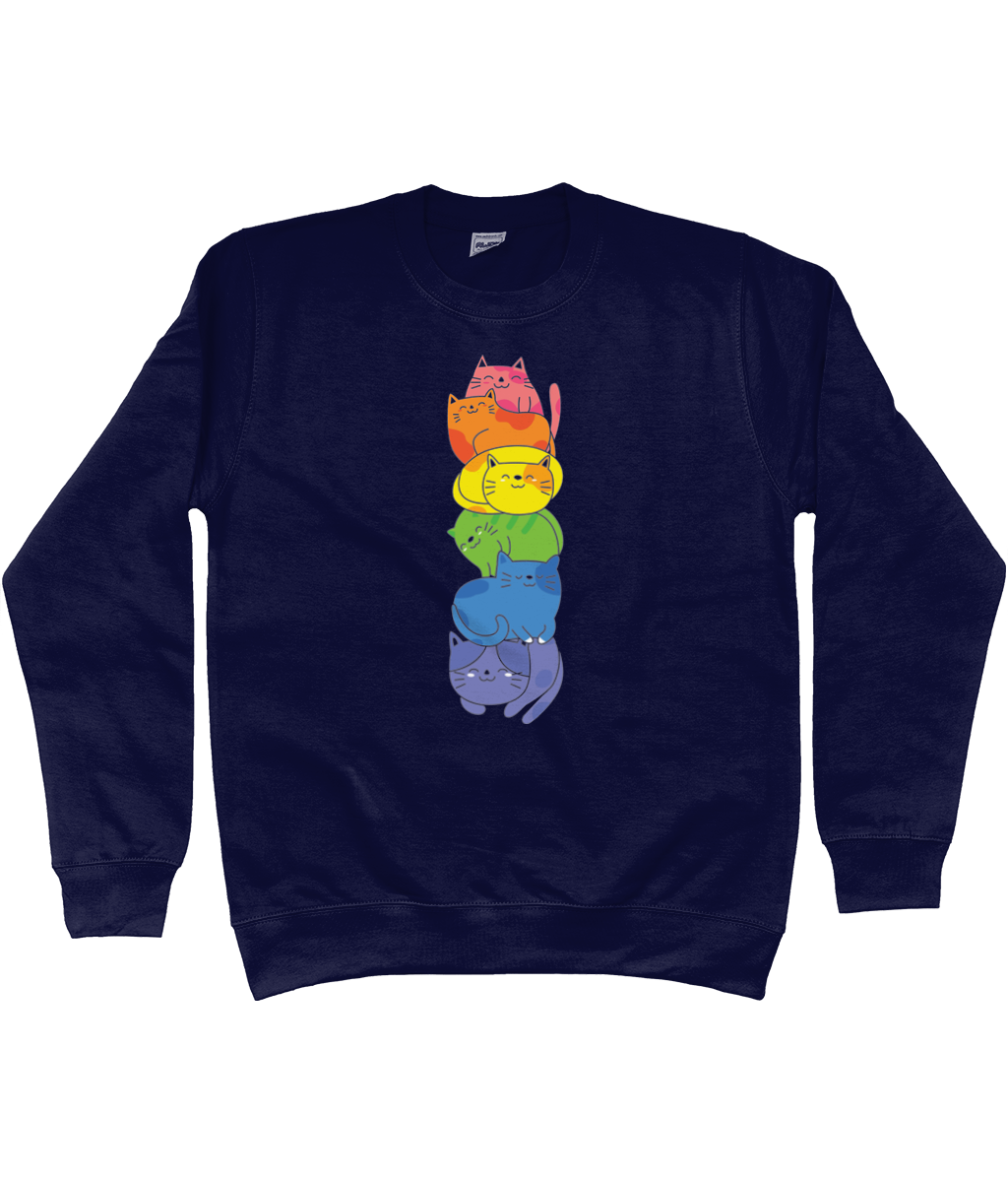 Kids Sweatshirt 'Rainbow cats'