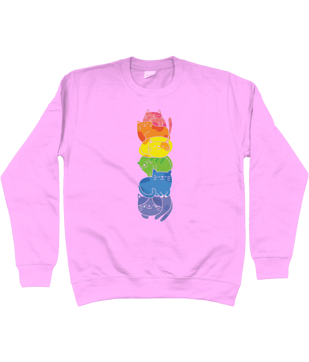 Kids Sweatshirt 'Rainbow cats'
